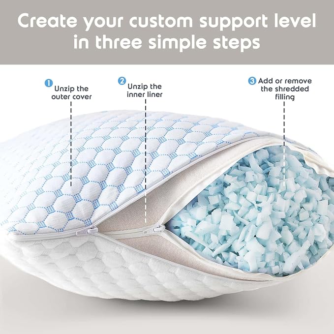 Nestl Cooling Memory Foam Pillow - Image 8