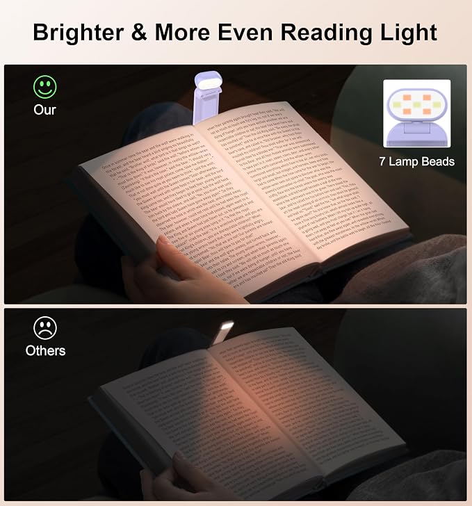 Gritin Reading Light, Rechargeable Book Light - Image 3