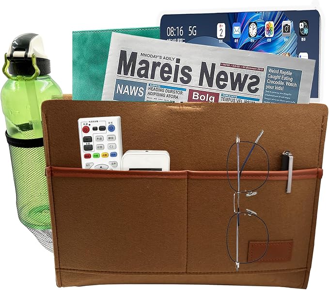 Bedside Caddy, Felt Bedside Storage Organizer, Hanging Storage - Image 6