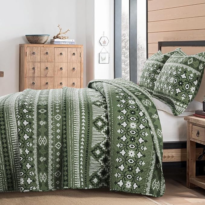 VAPUTAR Reversible Quilt Bedding Set - Image 3