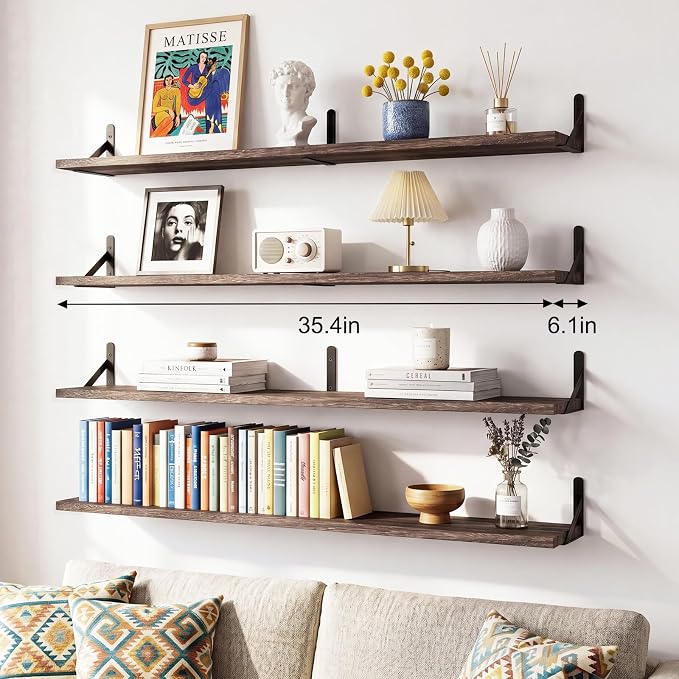 YGEOMER 35.4in Floating Shelves - Image 2
