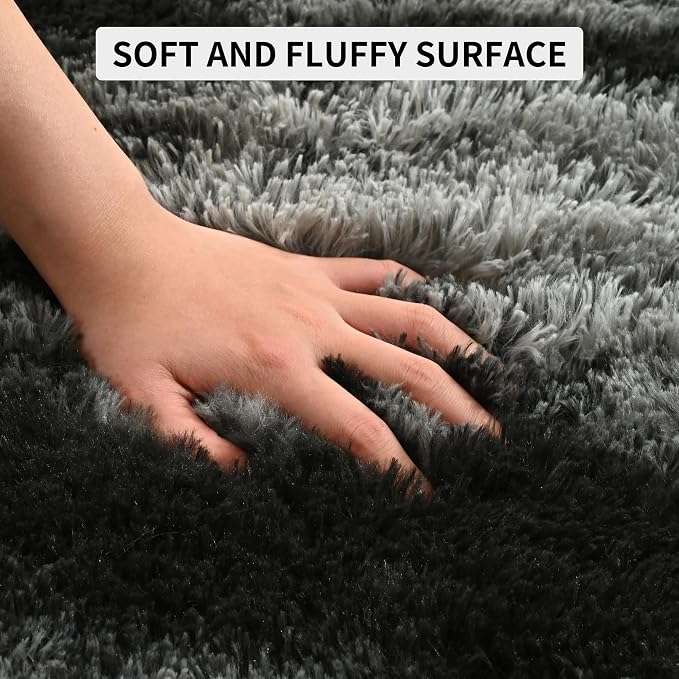 Soft Fluffy Rugs for Bedroom, 4x6 Area Rug for Living Room, Modern Shaggy Room - Image 6