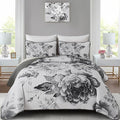 WONGS BEDDING Quilt Queen Size, Soft Microfiber Lightweight Farmhouse Bed Cover by WONGSBEDDING