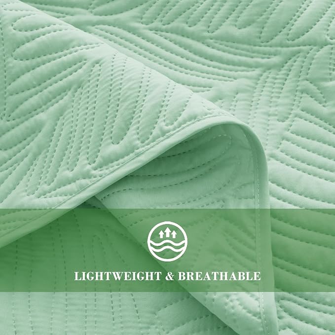 Exclusivo Mezcla 2-Piece Twin Quilt Bedding Set, Soft Microfiber Bedspreads | - Image 5