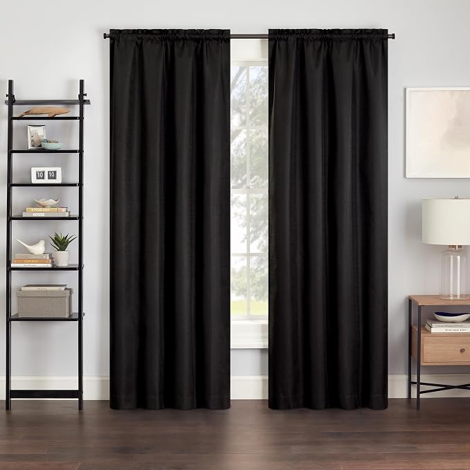 Eclipse Kendall Textured Blackout Rod Pocket Curtain by EclipseCurtains