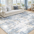 RELEANY Washable 8'x10' Abstract Area Rug by RELEANY