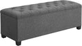 SONGMICS Storage Ottoman Bench, Foot Rest by Unknown