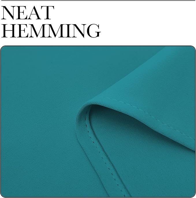 NICETOWN RV Blackout Curtains for Camper Windows, Peacock Blue, Short Blackout - Image 6