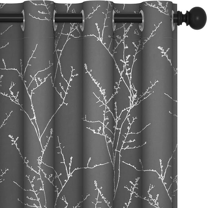 Deconovo Living Room Curtains 108 Inch Long, Thermal Insulated, Room Darkening by Unknown