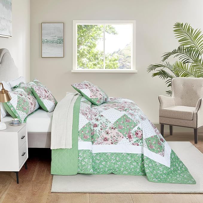 DaisyHuang Oversized King Bedspread, Reversible, 6 Piece, 100% Microfiber - Image 4