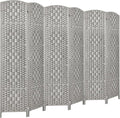 RHF Room Divider Panel, Partition Room Dividers, 6Panel Privacy Screen by RoseHomeFashion