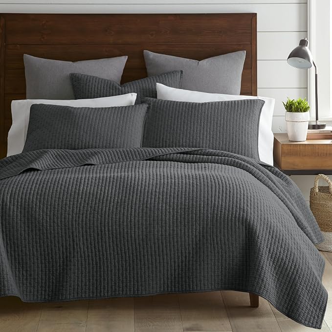 Levtex Home Cross Stitch Reversible Twin XL/Twin Quilt Set and 1 Pillow Sham - Image 6