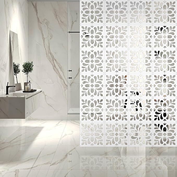 24PCS Hanging Room Divider Wall Screen Panel Room Divider Panels- Leaves | - Image 6