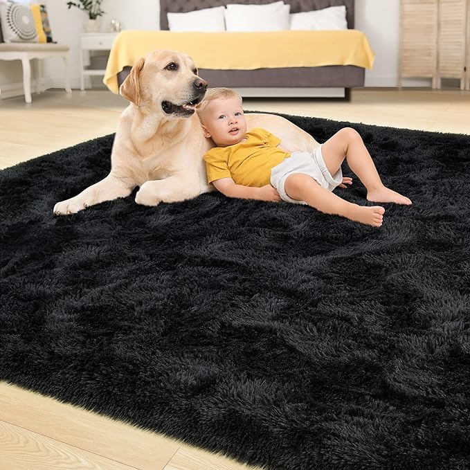Area Rugs 10x14 for Living Room, Super Soft Fluffy Rugs for Bedroom, Modern - Image 4