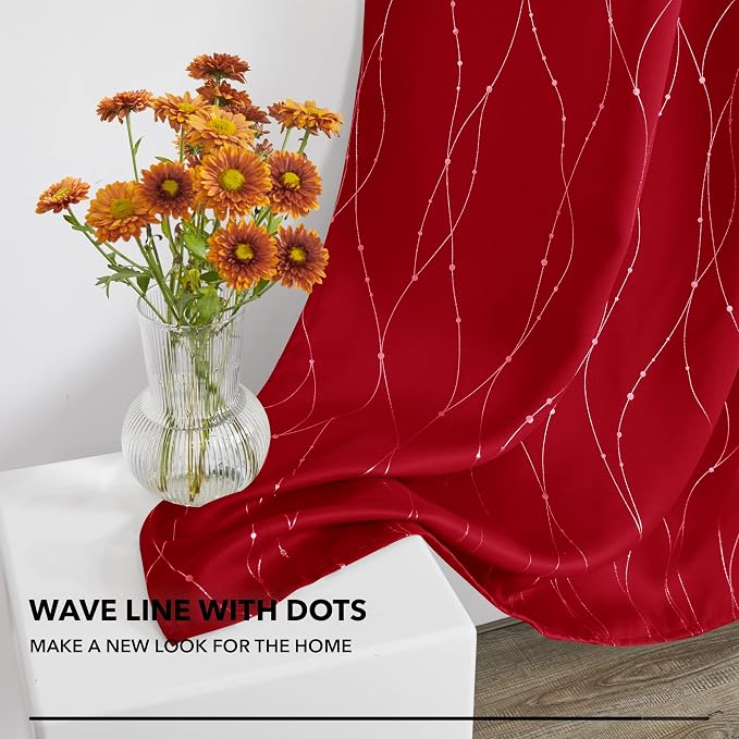 Deconovo Blackout Back Tab Curtains - Image 5