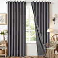 Deconovo Faux Linen 100% Blackout Curtains by Unknown