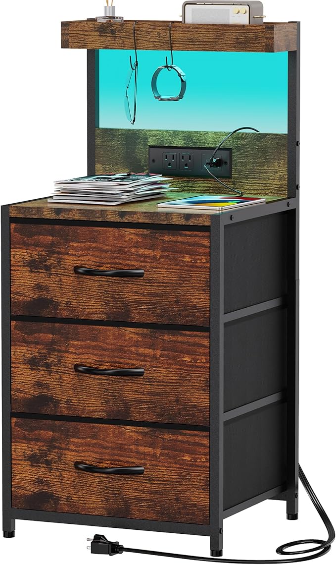 SZLHANJZ LED Night Stand, Nightstand by SZLHANJZ