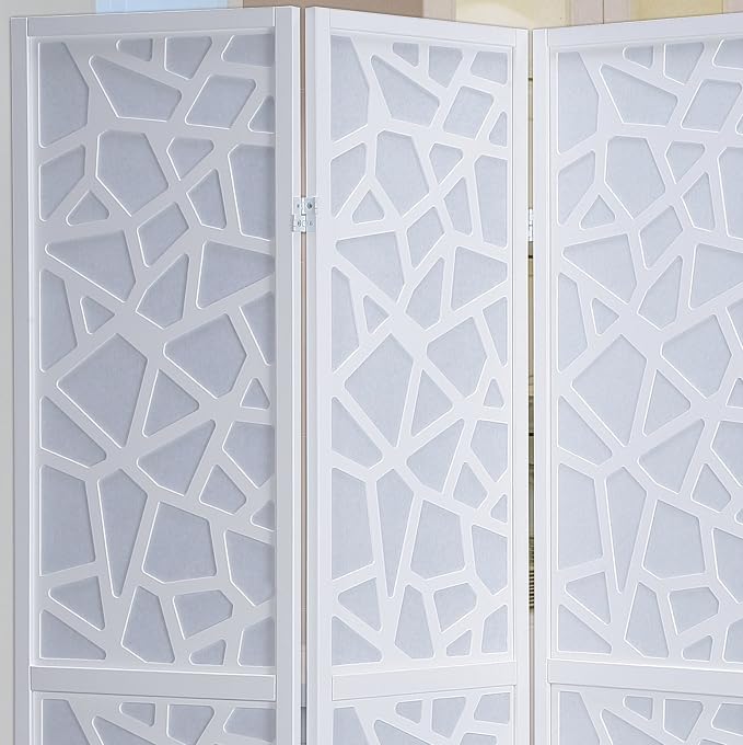 Roundhill Furniture Giyano 4 Panel Screen Room Divider - Image 4