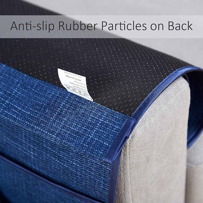 Sofa Armrest Organizer Non-Slip Arm Chair Hanging Caddy Remote Control Holder - Image 4