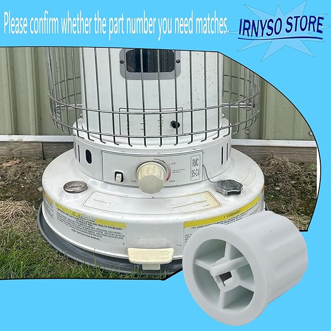 Irnyso Replacement Kerosene Heater Wick Adjuster Knob WS-CV14 08-1724 fits Dyna Glo Kerosene Heater RMC-95 C C2 C4 C6 C7
