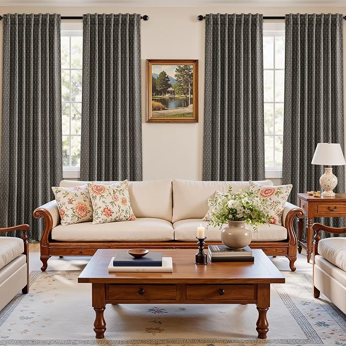 MIULEE 100% Blackout Decorative Linen Curtains - Image 5