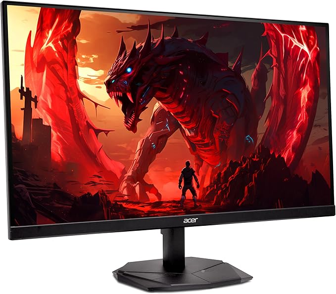Acer Nitro 27 Inch QHD 2560 x 1440 IPS Gaming Monitor | AMD FreeSync | Up to 180Hz Refresh | Up to 0.5ms | DCI-P3 95% | HDR 10 Support | One Display Port 1.2 & Two HDMI 2.0 | KG271U N3bmiipx