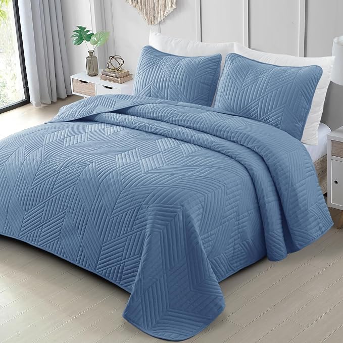 Exclusivo Mezcla California King Quilt Bedding Set, Soft Microfiber, Modern by ExclusivoMezcla