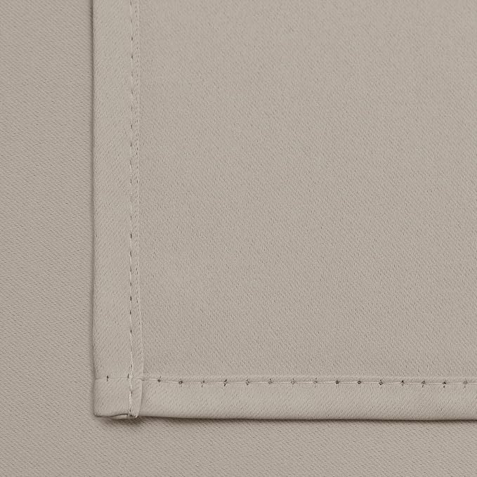 Yakamok Blackout Curtains 38x36 inch Natural Thermal Drapes-Kitchen | 2 panels - Image 6