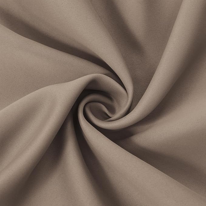 Cappuccino Thermal Blackout Curtains/38 x 84 Inch/Set of 2 Panels Room - Image 5