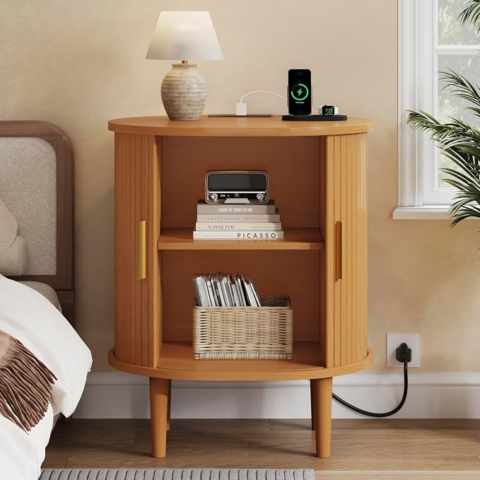 DHH Mid Century Modern Nightstand - Image 3