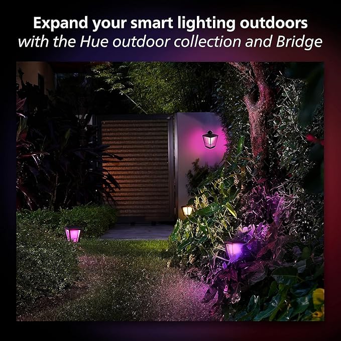 Philips Hue Outdoor 40W Power Supply, Black - Connect Multiple Hue Outdoor Low Voltage Lights up to Total of 40W - 1 Pack - Requires Hue Bridge - Weatherproof