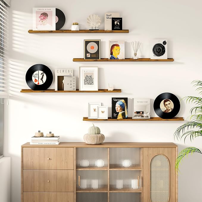 Fun Memories Picture Ledge Shelf, 40 Inch Floating Shelves Set of 2, Large - Image 7