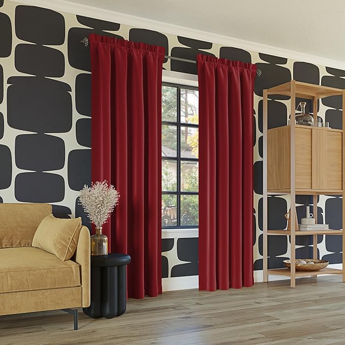 Sun Zero Oslo Theater Grade Extreme 100% Blackout Rod Pocket Curtain Panel - Image 6