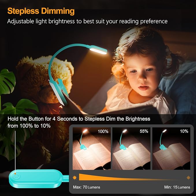 Gritin 16 LED Rechargeable Book Light - Image 3