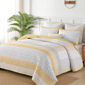 WONGS BEDDING Twin Quilt Bedding Set 2 Piece, Modern Casual Bedroom Decor by WONGSBEDDING