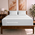 Mellanni Full Sheet Set - 6-Piece Iconic Collection Bedding, (Including 4 Pillowcases), 21-Inch Extra Deep Pocket, Easy Care, Ultra Soft, Cooling Sheets, Brushed Microfiber - White