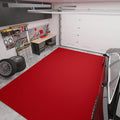Ottomanson 6'6" x 50' Hallway Runner with Scraper Pile Extra Durable Non-Slip Rug Mat for Indoor & Outdoor Use - Ideal for Kitchen, Entryway, Patio & Garage - High-Traffic Carpet, Red