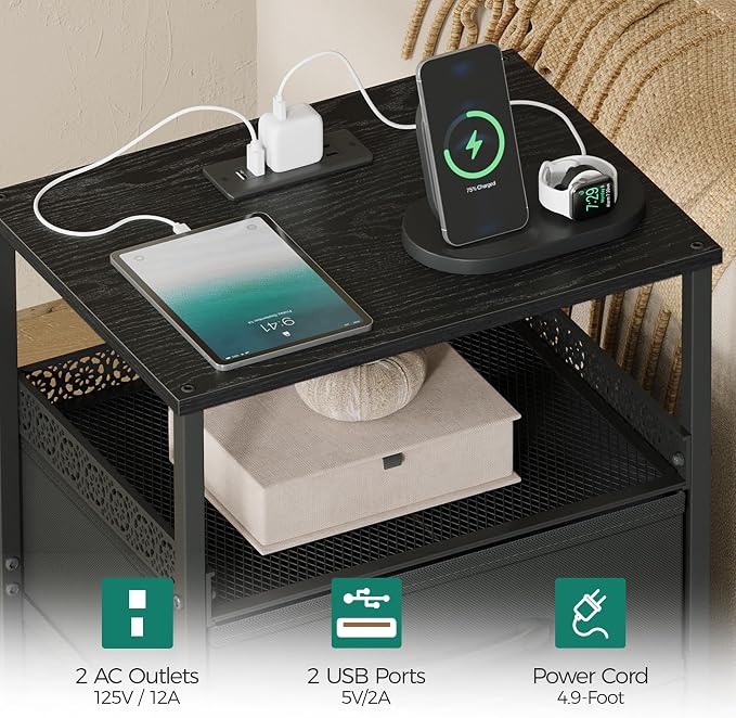JARHETUN Night Stand Set 2 - Image 6