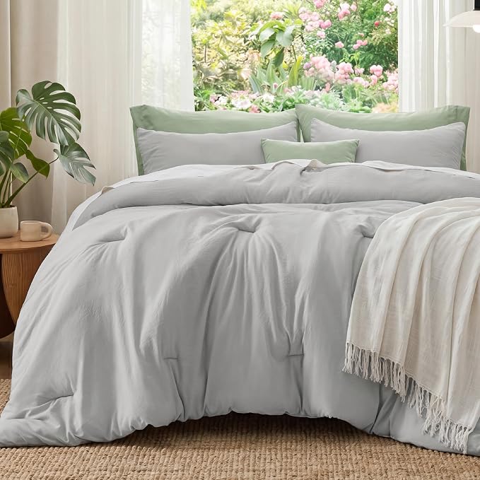 Bedsure California King Comforter Set, 3 Pieces GentleSoft Bed Set, 1 - Image 2