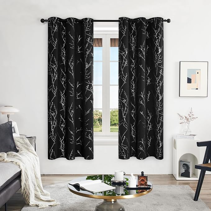 Deconovo Living Room Curtains 72 Inches Long, Thermal Insulated, Room Darkening - Image 3