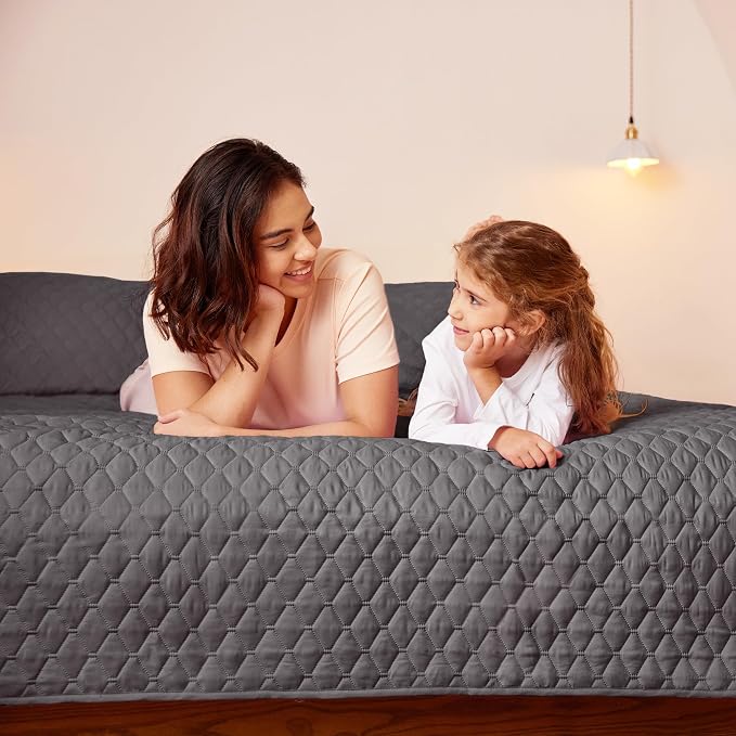 Exclusivo Mezcla Reversible Twin Quilt Bedding Set, Soft Microfiber, All Season - Image 3