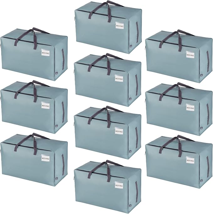 VENO 10 Pack Extra Large Heavy Duty Moving Bags by Veno