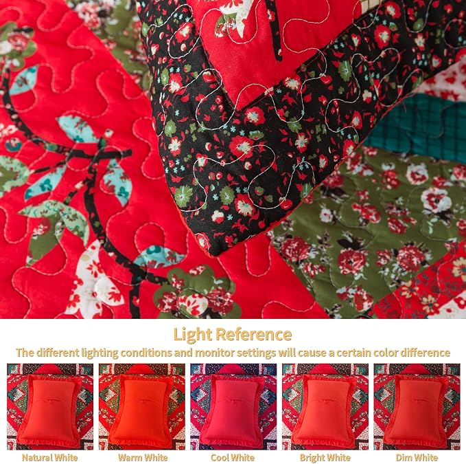VAPUTAR Farmhouse Queen Quilt - Image 6