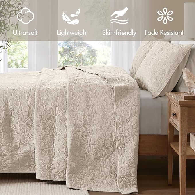 Madison Park Quebec Full Size Quilt Bedding Set - Image 2