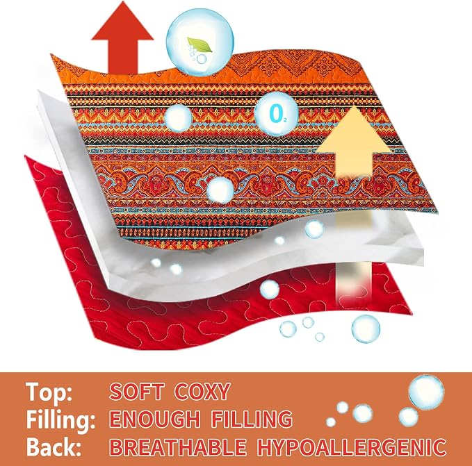 BEDIFANY Cotton Quilts Queen Size Set - Image 9