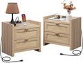 SICOTAS Rattan Nightstand Set of 2 by SICOTAS