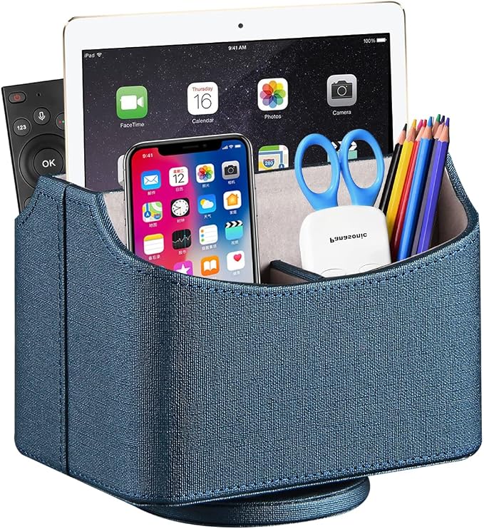 360° Rotatable Remote Control Holder, TV Remote Caddy by YAPISHI