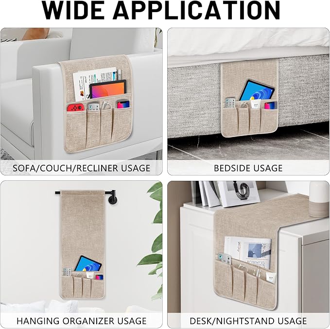 Remote Control Holder Couch Caddy, Armchair Caddy - Image 3