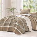 Taupe Quilts Queen Size by Andency