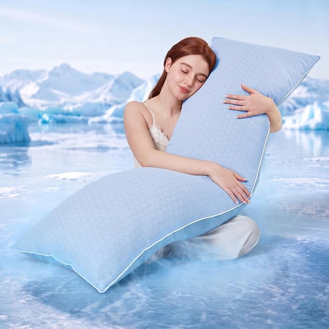 YZ HOME Cooling Body Pillow for Adults, Cold Touch Fabric | Body Pillow for by YZHOME